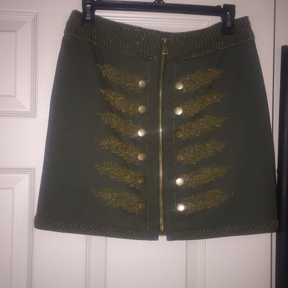 BEBE Embellished Skirt